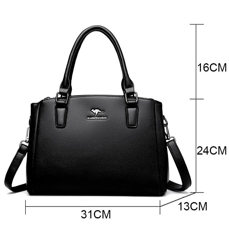 Black luxury handbag