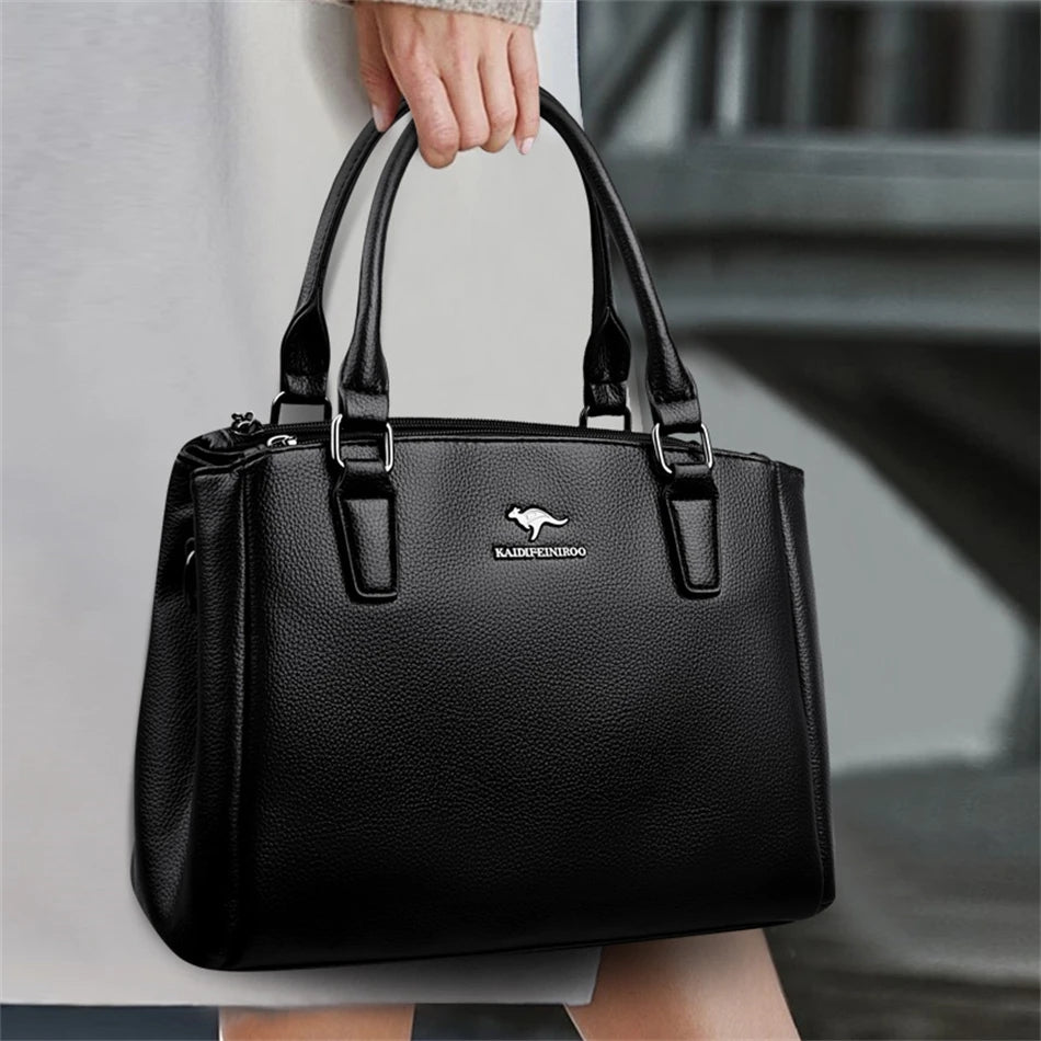 Black luxury handbag