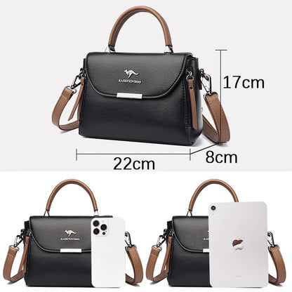 Luxury handbag with small leather design