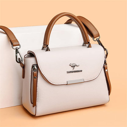 Luxury handbag with small leather design