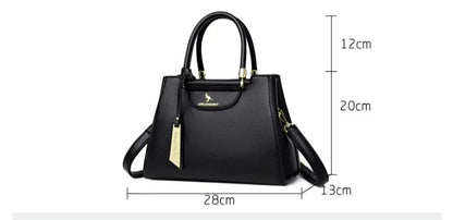 Leather luxury handbag