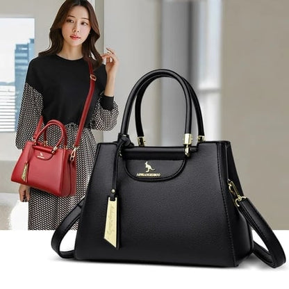 Leather luxury handbag